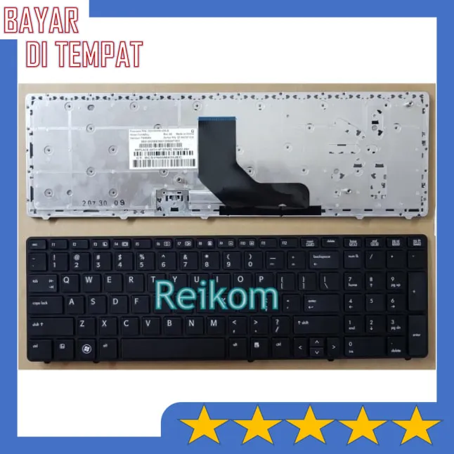 [Bergaransi] Keyboard Laptop Hp Probook 6560B 6565B 6570B Numerik Hitam