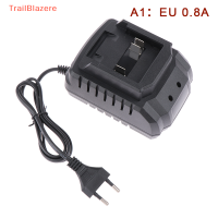 TrailB อุปกรณ์ชาร์จแบตเตอรี่เหมาะสำหรับ Makita 21V Li-ion ที่ชาร์จเร็วอเนกประสงค์0.8A ปลั๊ก EU 2A