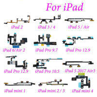 1 PCS ปุ่มเปิดปิดปริมาณปุ่มสวิทช์สายเคเบิลควบคุมดิ้นริบบิ้นสำหรับ iPad 2 3 4 5 6 Air 2สำหรับมินิ1 2 3 4ชิ้นส่วนทดแทน