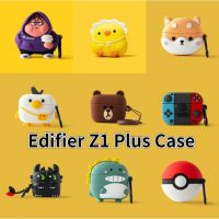 READY STOCK! Cute Cartoon Puppy &amp; Little dinosaur for Edifier Z1 Plus Soft Earphone Case Cover