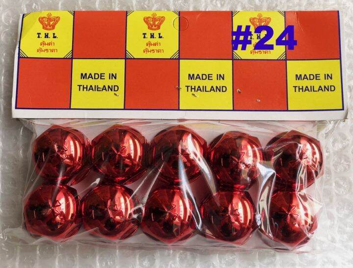 thlฝาครอบน็อต-เบอร์24-สีแดง-รุ่นสีชุบ