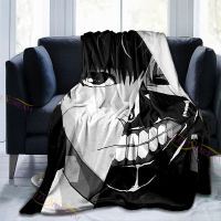 Kaneki Tokyo Ghoul Flannel Blankets Japanese Manga Anime Harajuku Horror Picnic Blanket Kids Adult Quilt Throw Blanket Gift