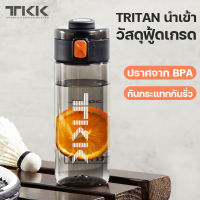 TKK กระบอกน้ำเด็ก แบบพกพา ความจุ 450ml วัสดุ Tritan NO BPA ขวดน้ำเด็กไป รร ขนาดพกพาใส่ข้างกระเป๋า กระบอกน้ำพลาสติก รุ่นยกดื่ม bottle water for kids