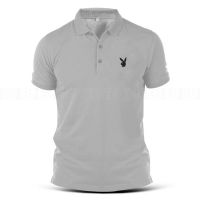 Playboy Logo Cotton Polo T Shirt Fashion Sportswear Streetwear Uni Casual Baju T-Shirt Shirts Embroidery Pakaian Sale