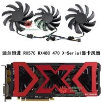 Gratis Ongkir/Original▧ Dylan Hengjin RX570 480 470X-Serial การ์ดจอพัดลม FDC10U12C9-C FD7010H12C