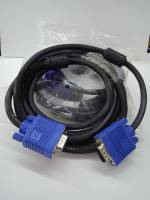 Cable VGA/RGB/15 Pin สายสัญญานภาพ สายต่อจอ ยาว 3 เมตร ใช้ต่อคอมกับจอ วัสดุดีได้มาตราฐาน มีความแข็งแรงทนทาน สัญญานดี