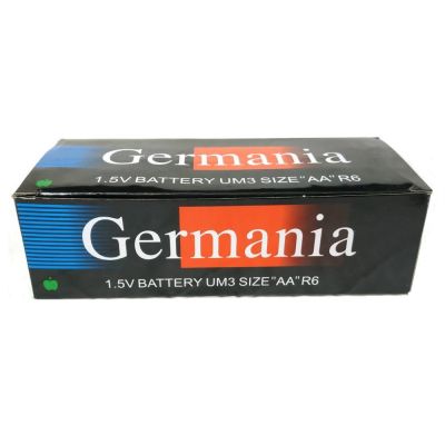 ถ่าน Germania สำหรับทดสอบสินค้า ขนาด AA 1 กล่อง 60 ก้อน