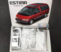 AOSHIMA 1/24 TOYOTA TCR11W ESTIMA TWIN MOON ROOF 90 (โมเดลรถยนต์ Model DreamCraft)