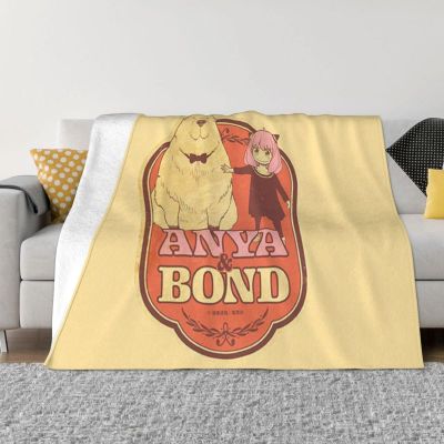 （in stock）X family Anya Bond warm blanket soft Flannel animation blanket car sofa bed spring blanket（Can send pictures for customization）