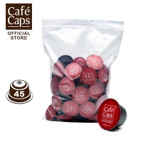 Cafecaps - Coffee Dolce Gusto Intenso (1 ถุง X45 แคปซูล) - Dolce Gusto Coffee แคปซูลที่เข้ากันได้แคปซูลกาแฟที่ กาแฟอาราบิก้า. ผลิตจากอราบิก้าแท้ 100% ที่คัดสรรจากภาคเหนือของประเทศไทย แคปซูลกาแฟใช้ได้กับเครื่อง Dolce Gusto เท่านั้น.