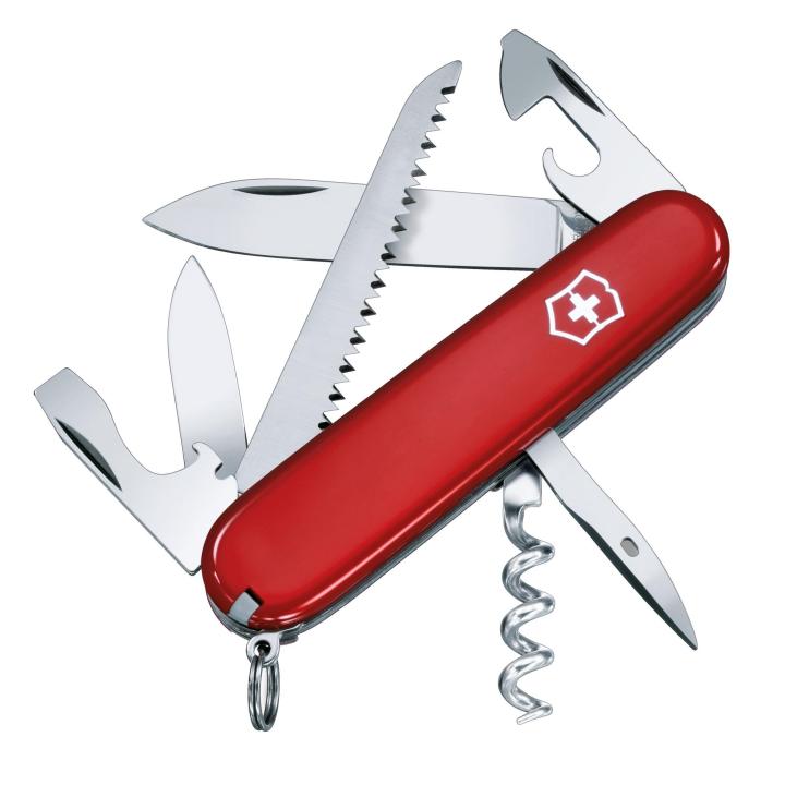 Victorinox มีดพับ Swiss Army Knives (M) - CAMPER, Red (1.3613)