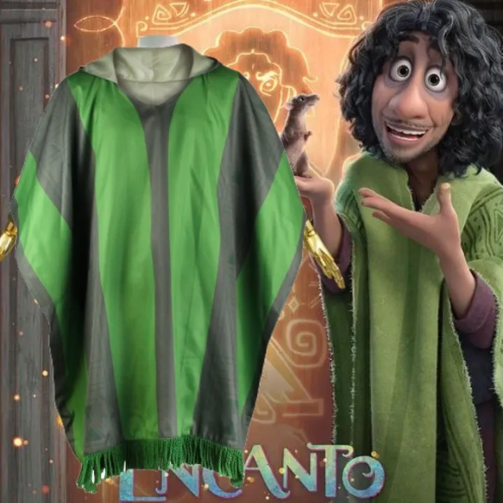 【COD Ready Stock】Encanto Camilo Bruno Antonio Cosplay Costume Cloak ...