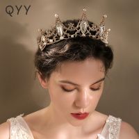 Wedding Crown Crystal Hair Jewelry Bridal Headpiece Pearl Hair Accessories for Women Tiaras and Crowns Bride Party Gift
