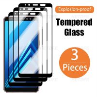 3Pcs Tempered Glass For Samsung Galaxy A6 A8 Plus A9 A7 A5 2018 Protective Glass For J6 J4 Plus J8 J7 J3 J2 2018 A30 A50 Glass Vinyl Flooring