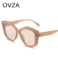 OVZA แว่นกันแดดขนาดใหญ่ผู้หญิงรอบกรอบแว่นตาป้องกันรังสียูวีหญิง S0097