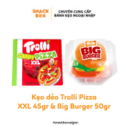 2 Loại Kẹo Dẻo Trolli Gummi Pizza XXL 9 Miếng 45gr & Big Burger 50gr - Đức