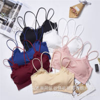 ?LoveIs Bra? (N543) บราแต่งขอบลูกไม้ เสริมฟองน้ำอย่างดี สายไขว้ดีไซน์เก๋