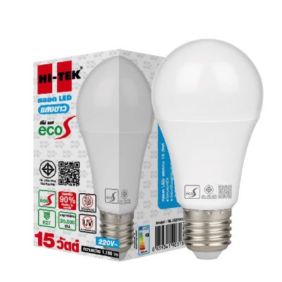 HI-TEK LED LAMP 8W ECO S E27 220V ( WARMWHITE)