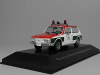 【Be worth】 Mamas &amp; Babies Inn-Ixo 1:43 Volkswagen Brasilia Policia Militar รถโมเดล Diecast