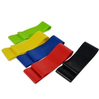 【CW】 6 Levels Resistance Bands Rubber 3-50LBS Gym Athletic Exercise Workout