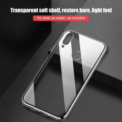Silicone Clear Cover for Huawei P30 lite P60 Pro Honor X8 10i 20i Soft TPU Cases For Huawei P50 P40 P30 Pro