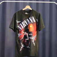 เสื้อวง Nirvana งานใหม่ผ้าฝอก สไตล์วินเทจ (M/L/XL)