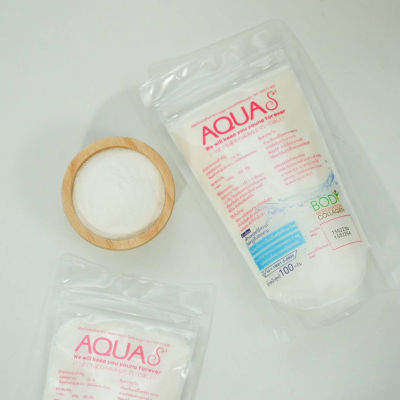 Aqua S Collagen 100,000 mg. คอลลาเจนแท้ 100% จากปลาน้ำจืด บำรุงกระดูก ข้อต่อ ผิิวพรรณ ชนิดชง ซองละ100กรัม