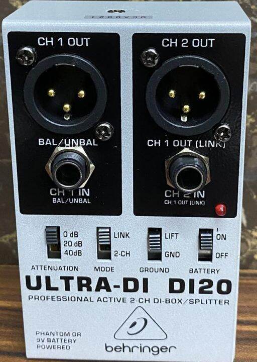 BEHRINGER 2 CHANNEL DIBOX/SPILLTER DI20 Lazada PH