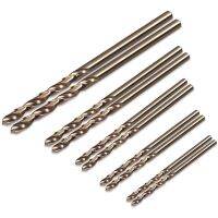 10ชิ้น/เซ็ตบิด Set Mata Bor HSS M35 Co สว่าน1Mm 1.5Mm 2Mm 2.5Mm 3Mm ใช้สำหรับเหล็กสเตลเลสตีล