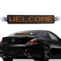 Z741 9*1.2inch 23*5CM 12v Car LED Display Screen Shop Open Sign Remote Controller Sending Words Scrolling Message Board LED Sign