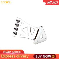 CCCOOL แบนโจ Tailpiece ตัวเครื่องกลวงแบบ Archtop กีต้าร์เปลี่ยนโลหะสำหรับกีตาร์แจ๊ส