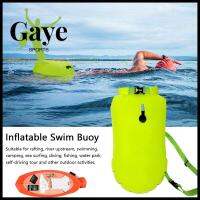 GS ว่ายน้ำเปิดน้ำ SWIM buoy Air DRY BAG พีวีซีพีวีซี ป้องกันการจมน้ำ กระเป๋าสำหรับว่ายน้ำ ความปลอดภัยและความปลอดภัย การฝึกอบรมทุ่น ถุงดริฟท์ กิจกรรมกลางแจ้งกลางแจ้ง