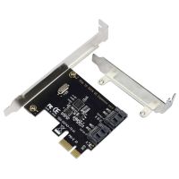 ◤☺◥PCIe PCI Express to SATA3.0 2-Port SATA III 6G Expansion Controller Card Adapter