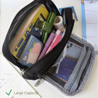 กระเป๋าดินสอความจุขนาดใหญ่เด็กผู้หญิง,กระเป๋านักเรียนสวยงามกระเป๋าที่ใส่เครื่องเขียนน่ารักอุปกรณ์การเรียนปากกาเด็ก
