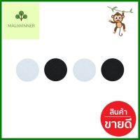 สักหลาดกลม PACK IN 25X3 มม. สีดำ แพ็ก 12 ชิ้นFLOOR CARE PAD PACK IN 15X3MM BLACK 12EA **ขายดีที่สุด**