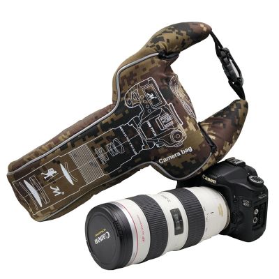 DSLR เคสกระเป๋ากล้องสำหรับ Canon Nikon กับ70-200มม. 70-300มม. EF 28-300 80-400 100-400ป้องกันการกระแทก