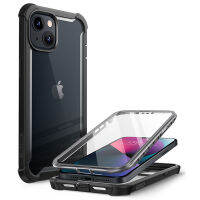 I-BLASON For 13 Mini Case 5.4" (2021 Release) Ares Dual Layer Rugged Clear Bumper Case with Built-in Screen Protector