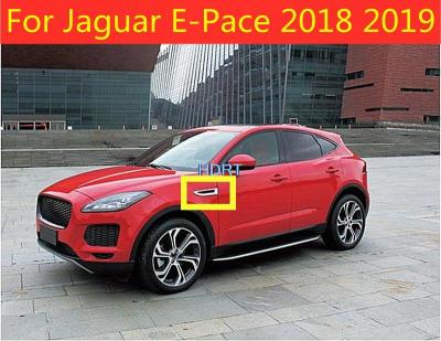 For Jaguar E-Pace 2018 2019 Car-Styling ABS chrome Car Body Side mark Fender leaf Air Vent Outlet Cover Trim Auto Accessories