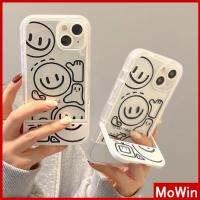 เข้ากันได้สำหรับ เคสไอโฟน เคสโทรศัพท์ 13 pro max เคส iPhone ซิลิโคนนุ่มเคสใสเคสพับขาตั้งกล้องป้องกันการกระแทกยิ้มง่ายน่า