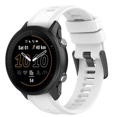 สำหรับวิธี Garmin S60สายนาฬิกาข้อมือซิลิโคนสีทึบ22มม. (สีขาว) (ขายเอง)