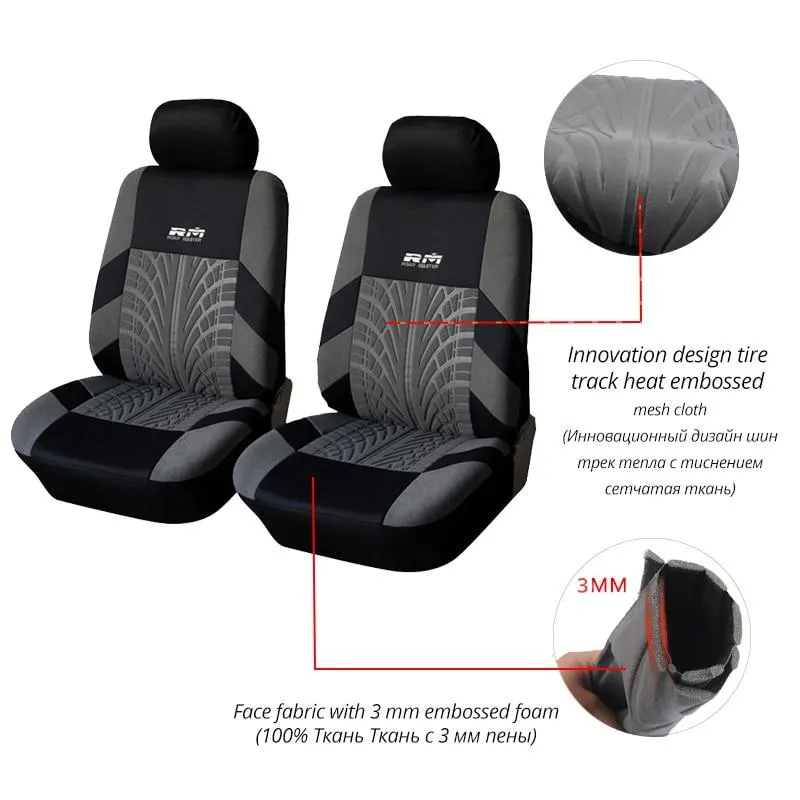  AUTOYOUTH Car Seat Covers Full Set, Front Bucket Seat