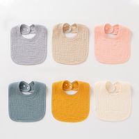 【YD】 Baby Feeding Drool Bib New Cotton Color Infants Saliva Soft Burp Newborn Toddler Kids Boys Bibs