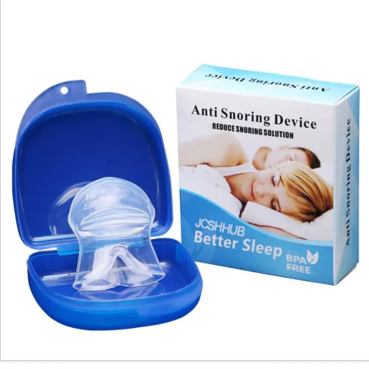 Silicone Anti Snoring Tongue Snore Stopper Retaining Device Breathing Apnea Night Guard Sleeping
