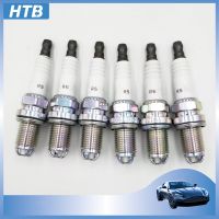 6ชิ้น12120037607เทียนรถหัวเทียนทองคำขาวสำหรับ BMW E39 M54 M62 E38 E65 E34 E36 E46 E52 E66 E67 Z3 320 528 BKR6EQUP 3199