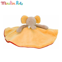 Moulin Roty Soother  ตุ๊กตาผ้าออร์แกนิคใช้ได้ 2ด้าน ผ้าออร์แกนิค ให้กอดๆอมๆ น้องเคลิ้มหลับสบาย Les Loustics DouDou MR-636020