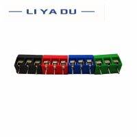 100PCS/LOT KF301-3P Splicing screw type PCB spacing 5.0 connector terminals terminal Blue/greenRed/black kf301