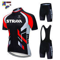 2021 Cycling Sets STRAVA Bike Uniform Summer Cycling Jersey Road Bicycle Jerseys MTB Bicycle Wear Breathable Cycling Clothing