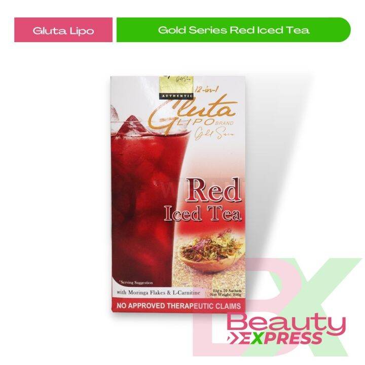 Gluta Lipo Gold Series Red Iced Tea Lazada PH