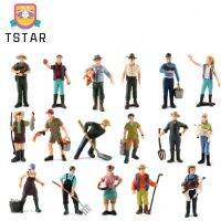 TS【ready Stock】Simulation Farm Ranch Figure Doll Shepherd Breeder Farmer ชาวนาตารางทรายตกแต่งตัวละครฉากรุ่น Ornaments【cod】