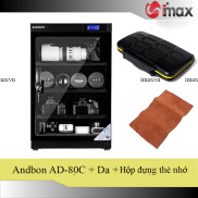 Tủ chống ẩm Andbon AD-80C 80 Lít - Công nghệ Japan + Hộp đựng thẻ chống